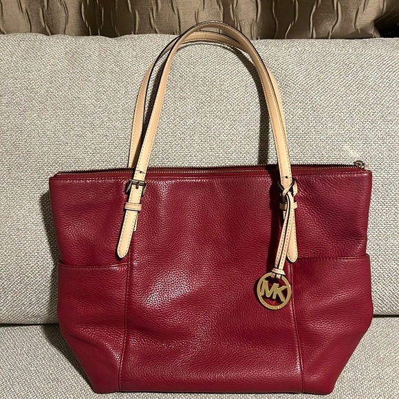Michael Kors zip top shoulder bag tote - Picture 1 of 16